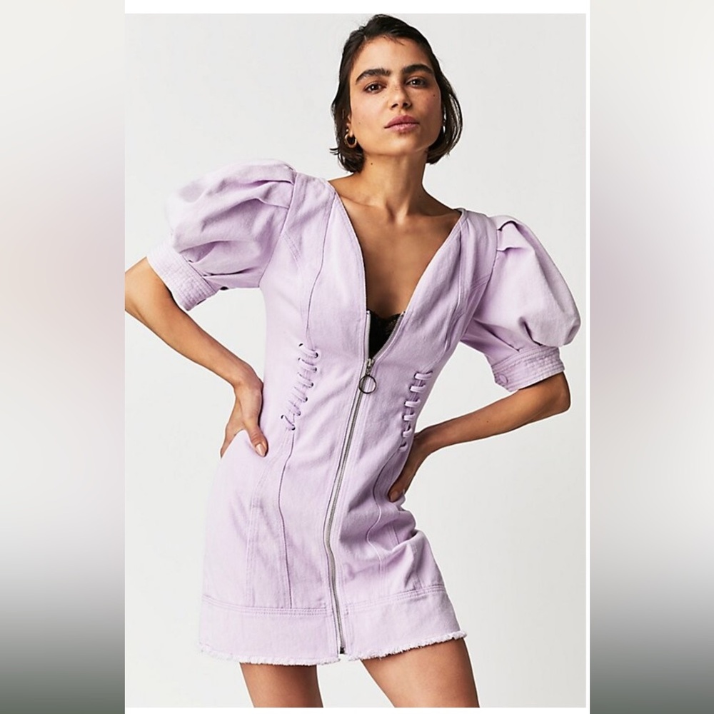 Purple Denim Elliatt Dress size small